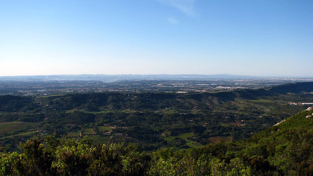 Lisbon in the distance