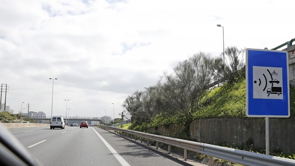 Speed camera in Portugal